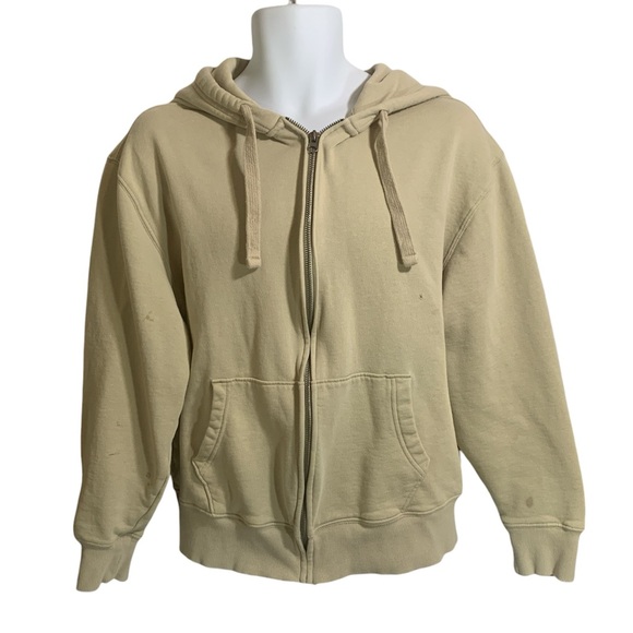 Old Navy Other - Old Navy Mens Essential Full Zip Hoodie Stones Throw Size Large Preowned